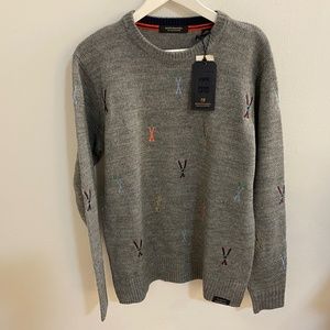 NWT Scotch And Soda Ski Novelty Sweater - L